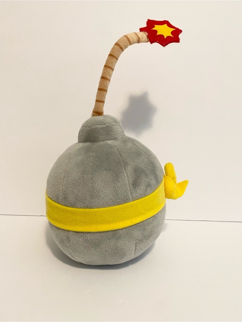 Wicked Cool Toys Ninja Bomb Soft Plush Stuffed Toy Series 1 Gray 8” Stuffed